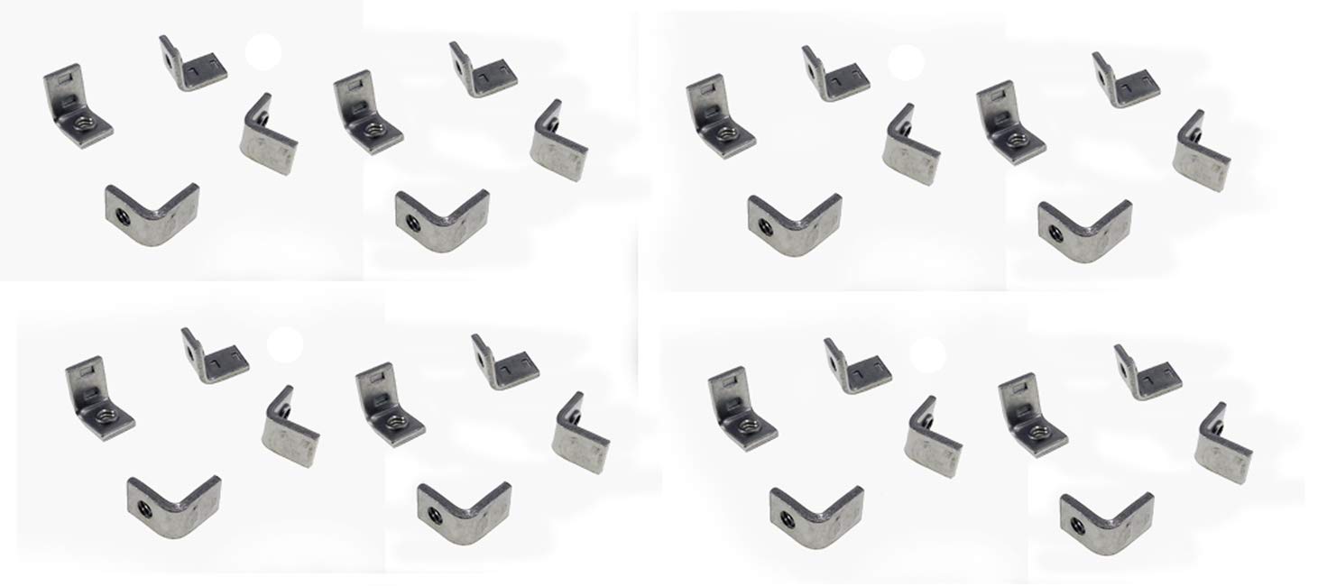 32 Pack 1/4-20 Right Angle Projection Weld Brackets BT-2101