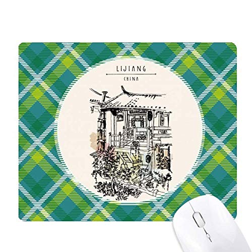 Tapis de souris pixel ruelle de Dali de Chine pour voyager depuis votre bureau