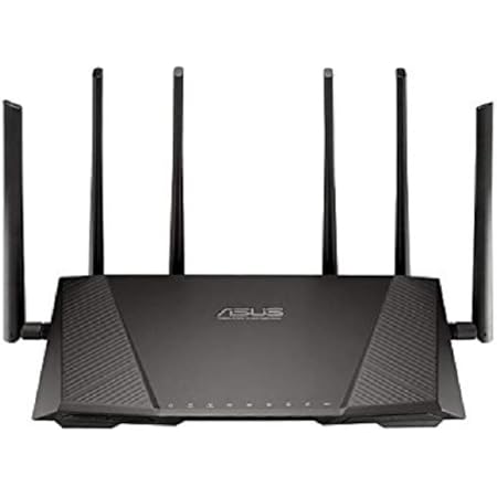 ASUS RT-AC3200 Tri-Band Gigabit Wireless Router, Access Point/Repeater/Media Bridge Mode - Black