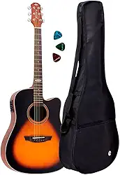 Violao Strinberg Aço Folk Sd200c Hbs + Capa Reforçada Full