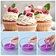 PATIKIL Cupcakes Pipetten, 50 Stück 4ml Einweg-Plastikdessert-Pipetten Erdbeer-Pipetten Squeeze-Transfer-Pipetten Tropfer für Cupcakes Mini-Kuchen Desserts, Klar,