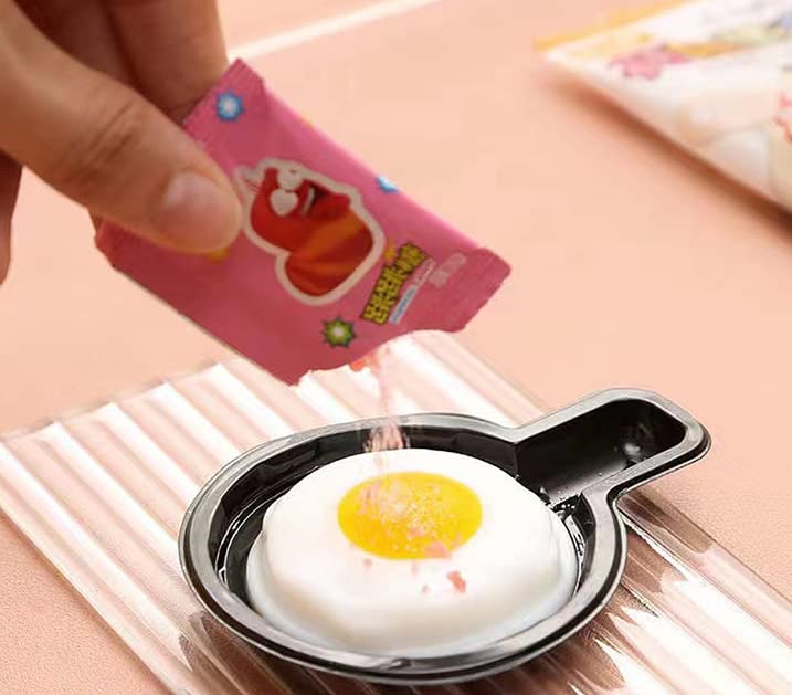Chinese Creativec Snack Egg Shape Jelly with Popping Candy 20 pcs/about 14oz