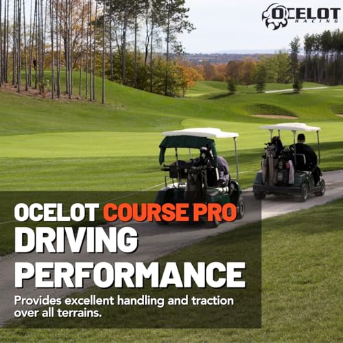Ocelot 748-T315-0000-1 Course Pro 205-50-10 Golf Cart Tires, 4-Ply Rated, Non-Directional, Tubeless Tire, Street Style Tread For Traction, Smooth Ride And Low Rolling Resistance thumb #1