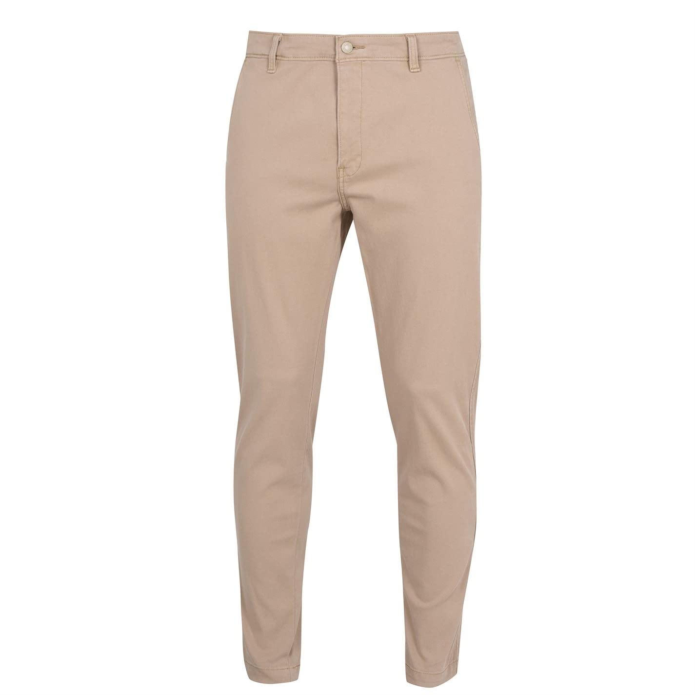 Levis Men's Brown Chino Regular Tapered Trousers in Size 34 S, Sports Direct