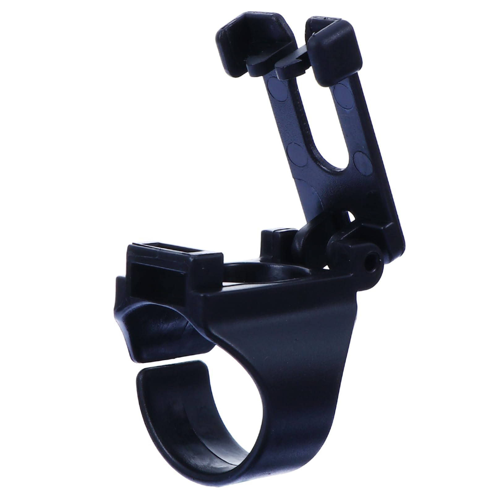 Garneck 1 Set 10pcs Silicone Buckle Hooks Snorkel Retainer Clip Goggles Mask Scuba Swimming Strap Holders Clips Keeper Snorkeling Diving Snorkel Clip Snorkel Holder Black Plastic