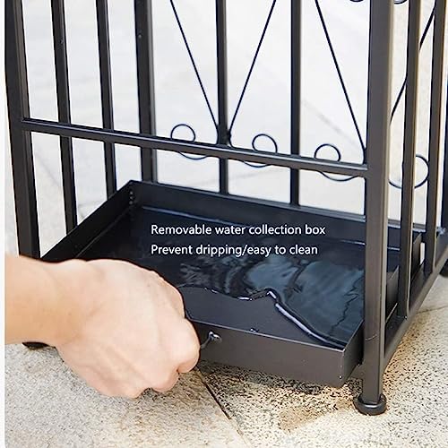 Soporte para sombrillas de hierro forjado para una decoración sofisticada 4