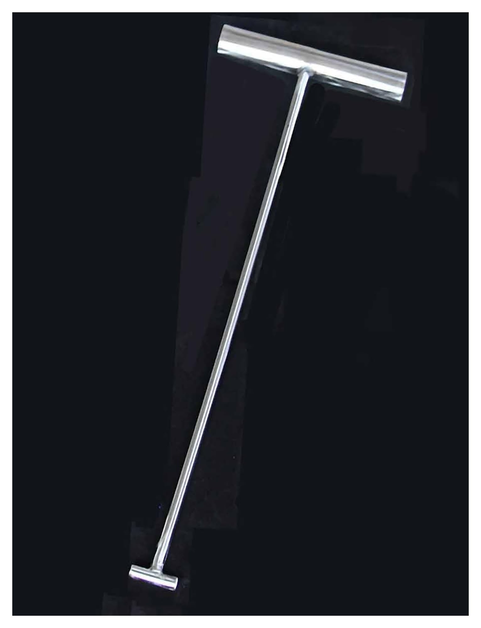 GJMSSMY Heavy-Duty T-Lift Hook for Manhole Covers 12mm Diameter 43cm Length Easy to Clean Comfortable Grip Ideal for Roll-Up Doors and Sewer Access.