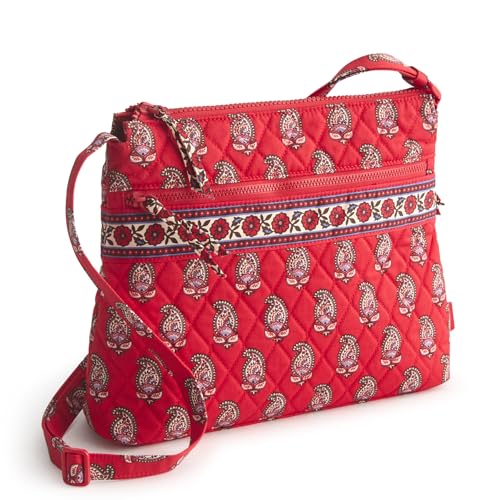 Image of Vera Bradley Women's Premium Cotton Original Zip Hipster Crossbody Bag