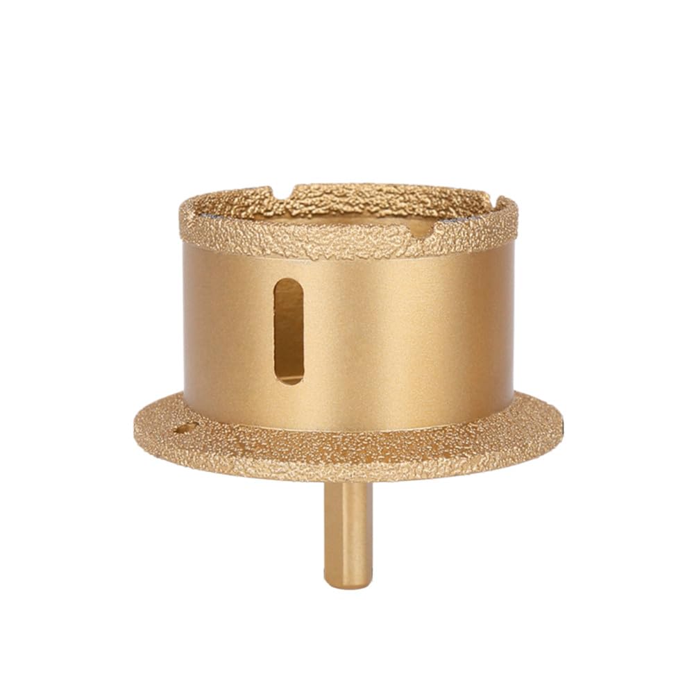 Dimeiyan One Color Diamond Core Hole Cutter, Bit Triangular Handle Brazed For Tile Marble Porcelain Washbasin 35-114Mm(65 85Mm)