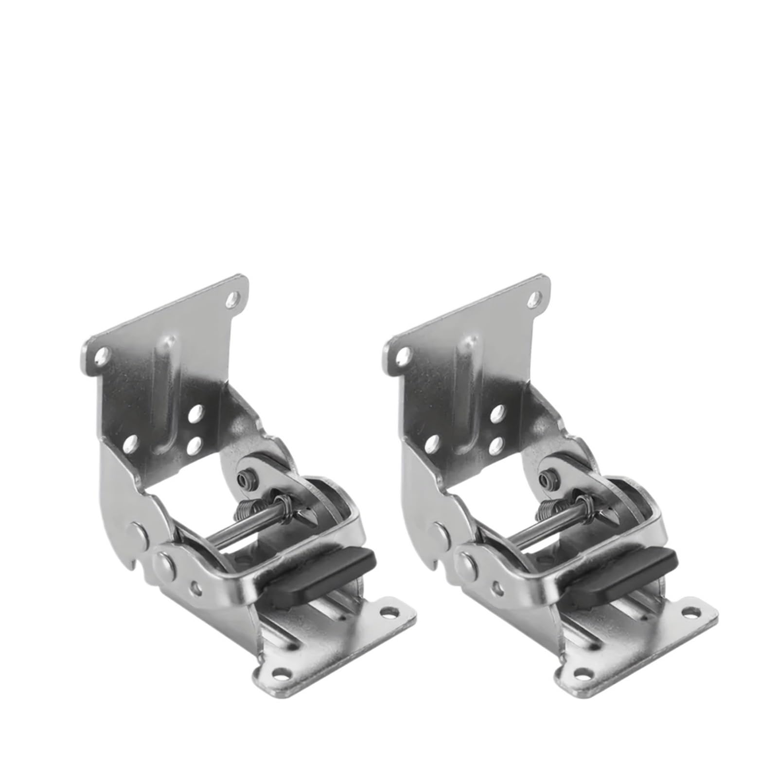Sensumepb Silvery 2Pcs 2 Or 4 Piece Folding Table Support Locking Hinges, 90 Degree Self Locking Folding Hinges For Table Legs(Silvery 2Pcs)