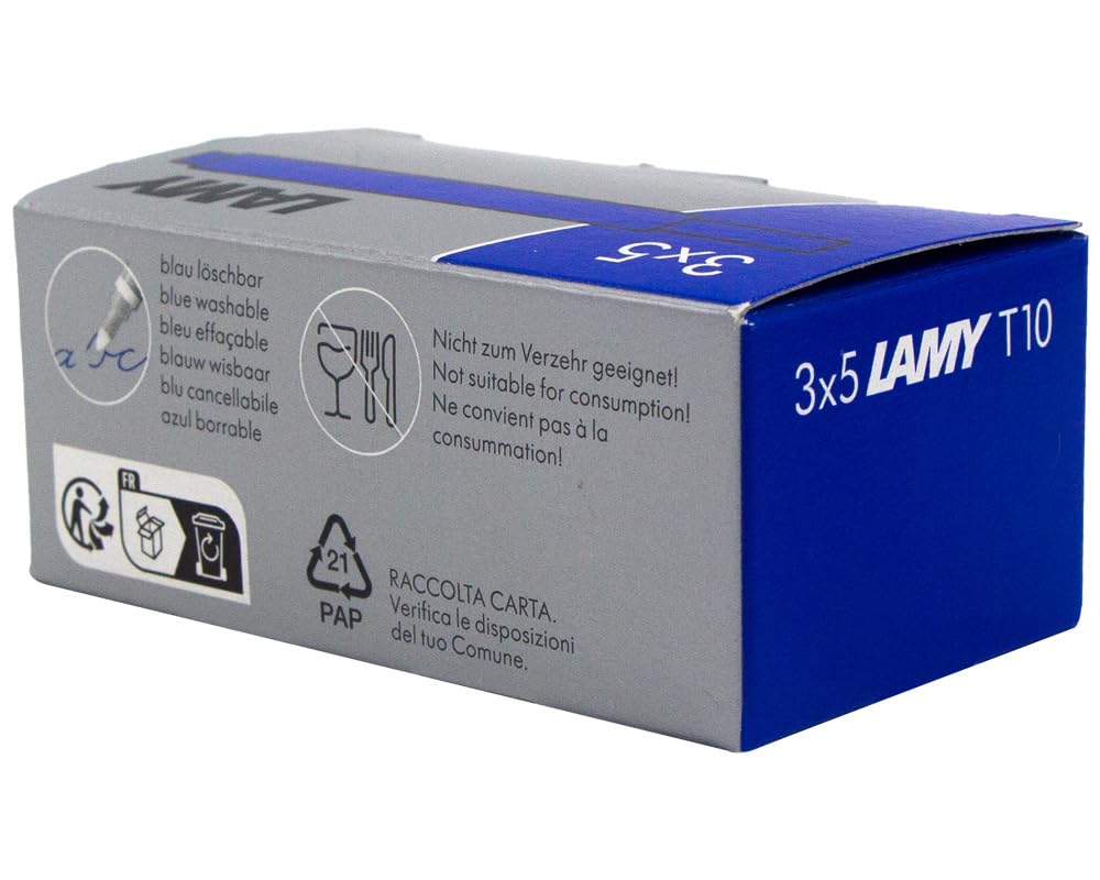 LAMY AL-star lichte vulpen D09 aluminium in fiery met ergonomische greep en gepolijste stalen veer lijnbreedte fijn, incl. inktpatroon T 10 blauw