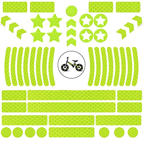VEGCOO 52 Stück Waben Reflektoren Aufkleber Sticker Reflexfolie Selbstklebend Reflektoren Aufkleber Fahrrad Set Sicherheitslogostreifen Warnstreifen Passend für Fahrräder Helme Gepäck (gelb) VEGCOO 52 Stück Waben Reflektoren Aufkleber Sticker Reflexfolie Selbstklebend Reflektoren Aufkleber Fahrrad Set Sicherheitslogostreifen Warnstreifen Passend für Fahrräder Helme Gepäck (gelb)