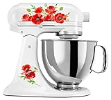 Watercolor Poppies Mixer Decal Set (Print)