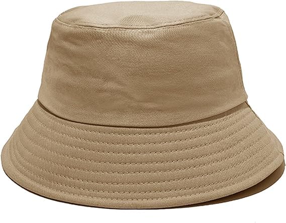 Bucket Hat for Women Men Cotton Summer Sun Beach Fishing Cap Khaki (B0CJFB1B32) Amazon Price History, Amazon Price Tracker