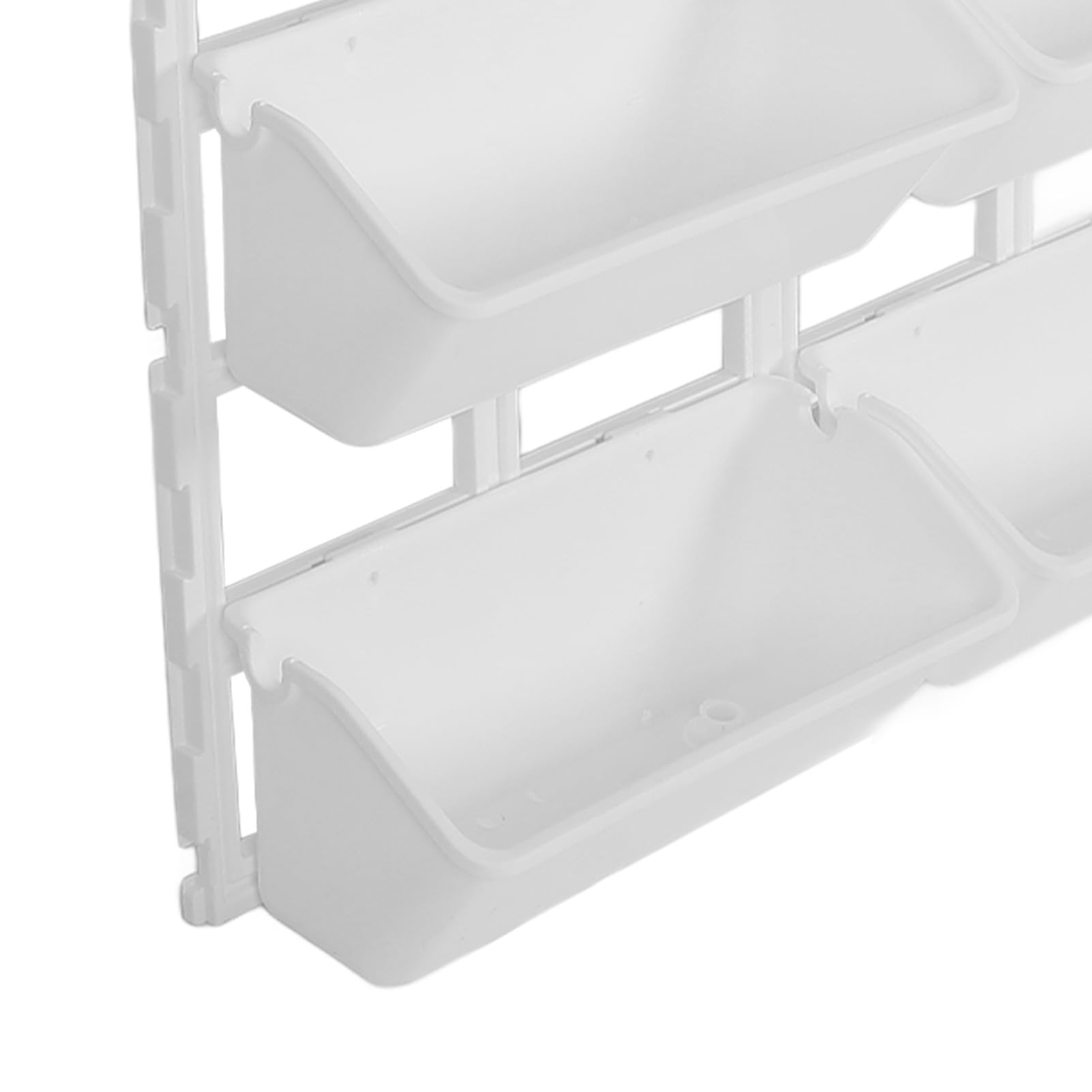 Cocoarm Pionowa Donica ścienna PP ABS Wisząca Donica ścienna 106 X 67 Cm Możliwość Połączenia z Podwyższonymi Grządkami na Balkon Patio Płot Ganek Ogrodnictwo w Pomieszczeniach i na Zewnątrz (WHITE)