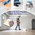 40" x 100' Temporary Floor Protection Roll, Self-Adhesive Hardwood Floor Covering & Plastic Drop Cloth for Tile, Heavy Duty Carpet Protection Film for Painting, Renovation and Construction (333 sq ft)