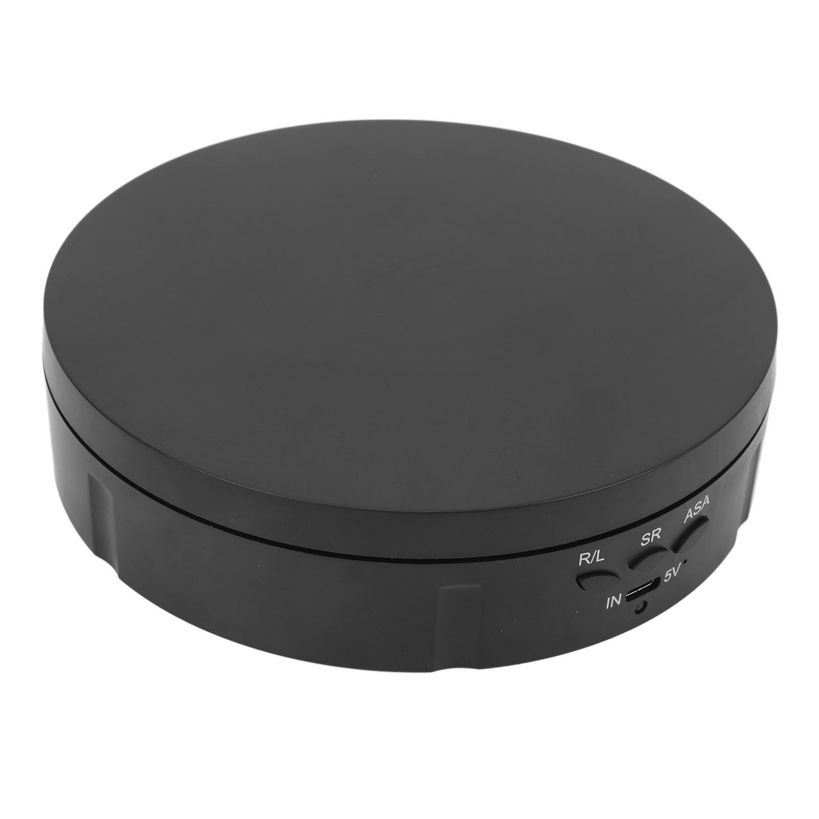 Sorandy 360 Grad Drehbarer Drehtellerständer, Verstellbare Fernbedienung für Produktfotografie-Displays 15 cm, 18 cm, 22