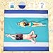 WZLEMOM Coperta Picnic Impermeabile, Coperta da Spiaggia, Anti Sabbia Tappetino da Picnic Extra Large 210 X 200cm, Coperta da Picnic,con 4 tasche angolari stoccaggio, per Spiaggia, Campeggio e Altro