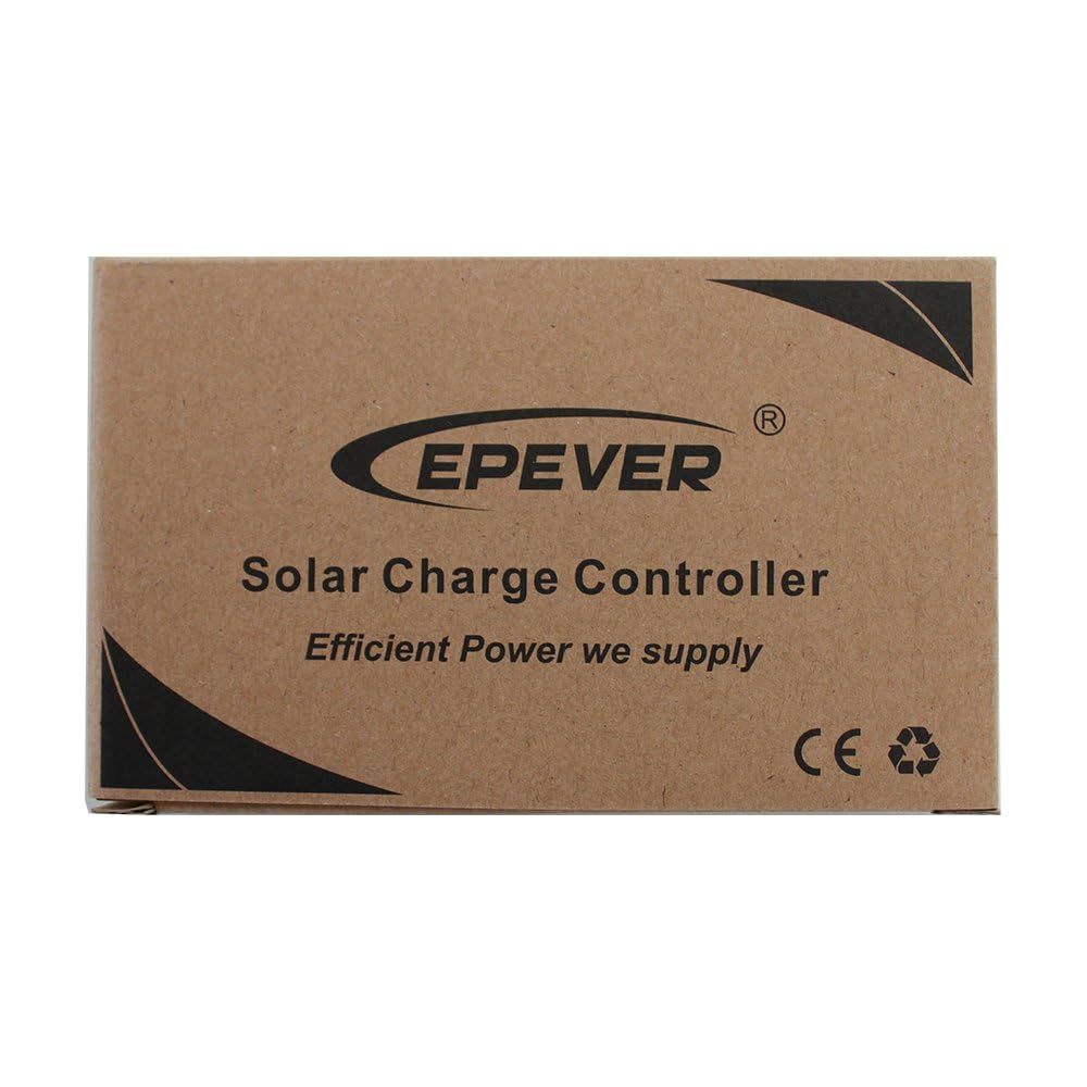 EPEVER PWM Régulateur de Charge 20A 12/24V, Régulateur de Charge solaire avec Connexion USB, LS2024EU