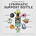 USDA Organic Lymphatic Drainage Supplement - Echinacea | Elderberry | Dandelion | Rosehip | Cleavers | Calendula | Burdock - Made in USA - Lymph System Drops - Immune Support, Cleanse & Detox, 2 fl oz