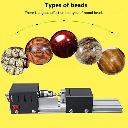 200W CNC Mini Lathe Machine Tool DIY Woodworking Wood lathe Milling machine Grinding Polishing Beads Drill Rotary Tool Set
