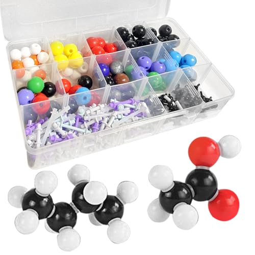 444 Pcs Organic Chemistry Model Kit for Organic and Inorganic Che...