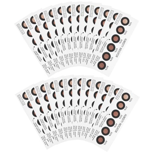 HOLIDYOYO 20個 点技術採用湿指示カード ブルーからピンクへ色変化 高精湿気検知 電子機器や家用品対応 多環境用湿インジケーター