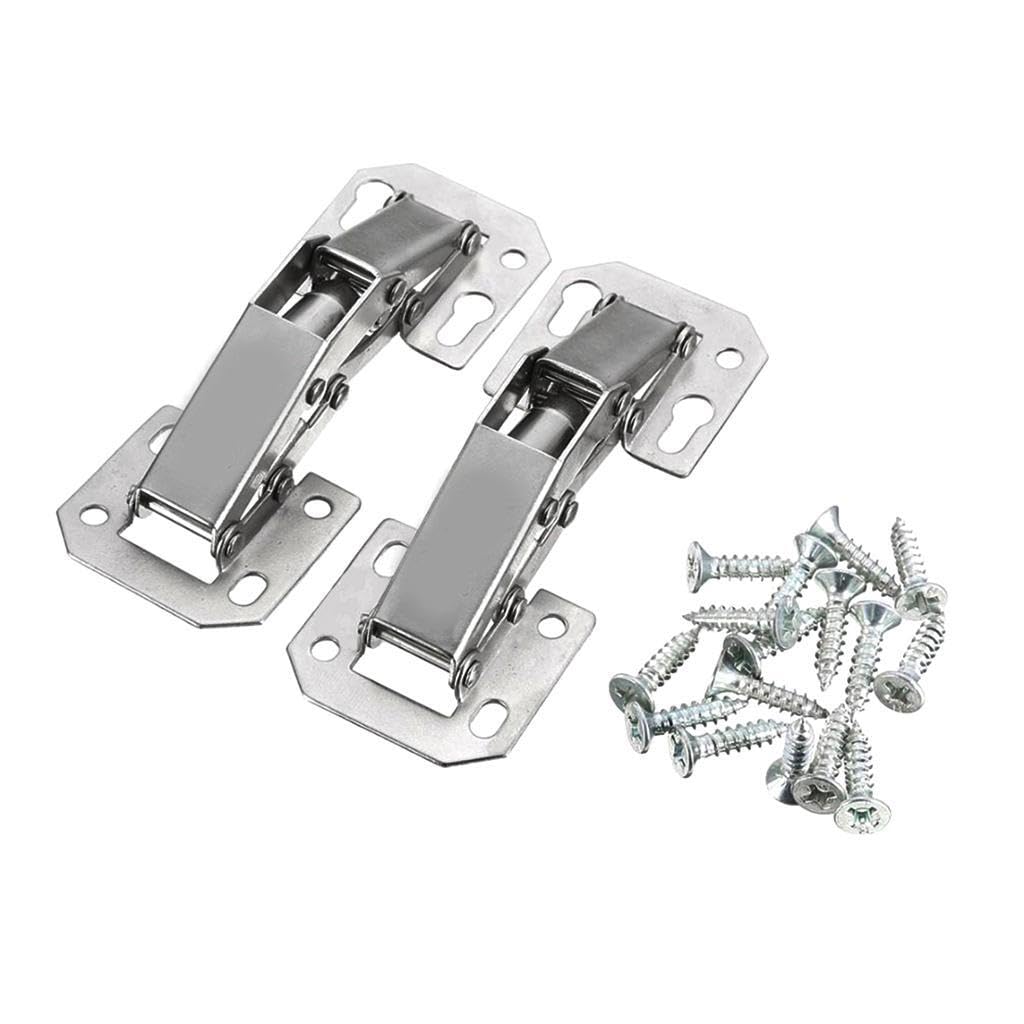 PIXZCSA Kitchen Cabinet Hinges 90degree Opening Hydraulic Damper Soft Cl Buffring Power Furniture Hardware Furniture Hinge