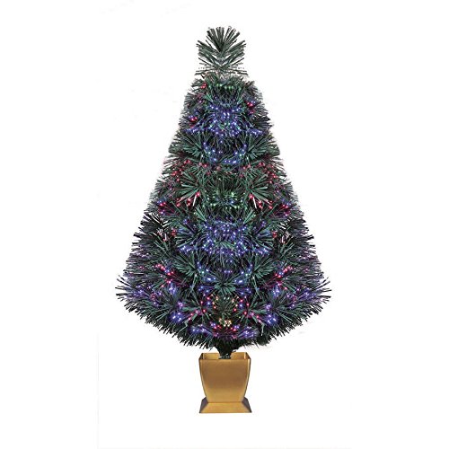 Holiday Time 32 Inch Green Fiber Optic Christmas Tree