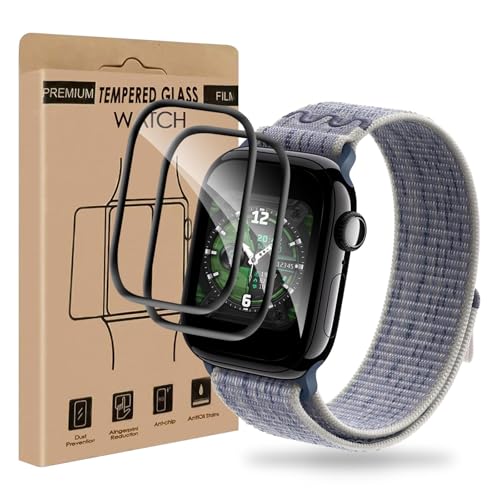Carantee 2 Stück Schutzfolie für Panzerglas für Apple Watch Series 10/11 42mm Ultradünn Ultra-Klar 0 Staub & Blasen 100% Touchgenauigkeit Kratzfest Splitterfest Dauerhaft Apple Watch 42mm Folie