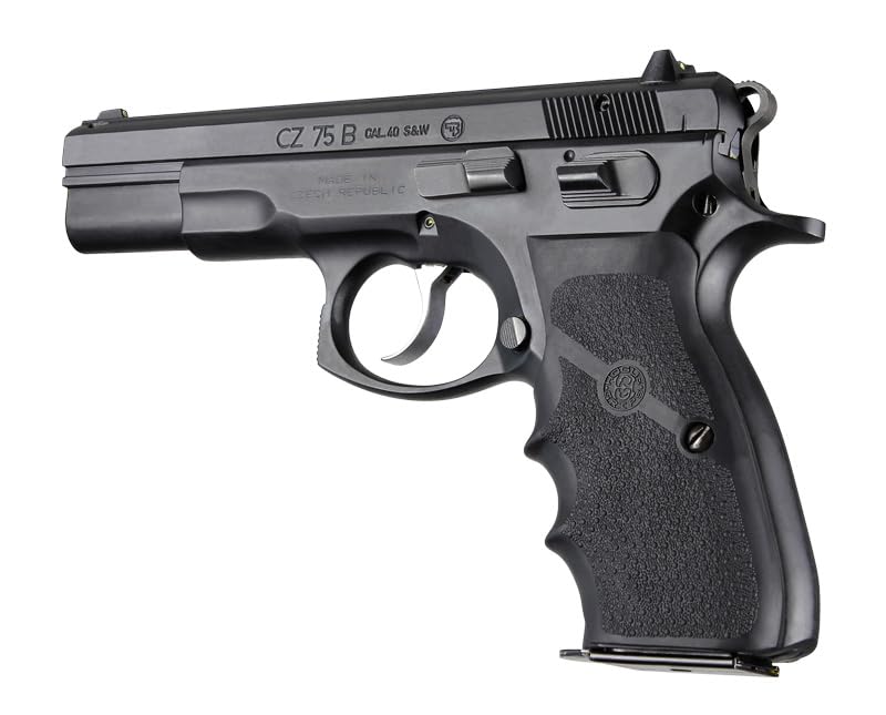 Amazon.co.jp: Hogueラバーグリップcz75、tz-75?p-9ゴム一体型指溝付き