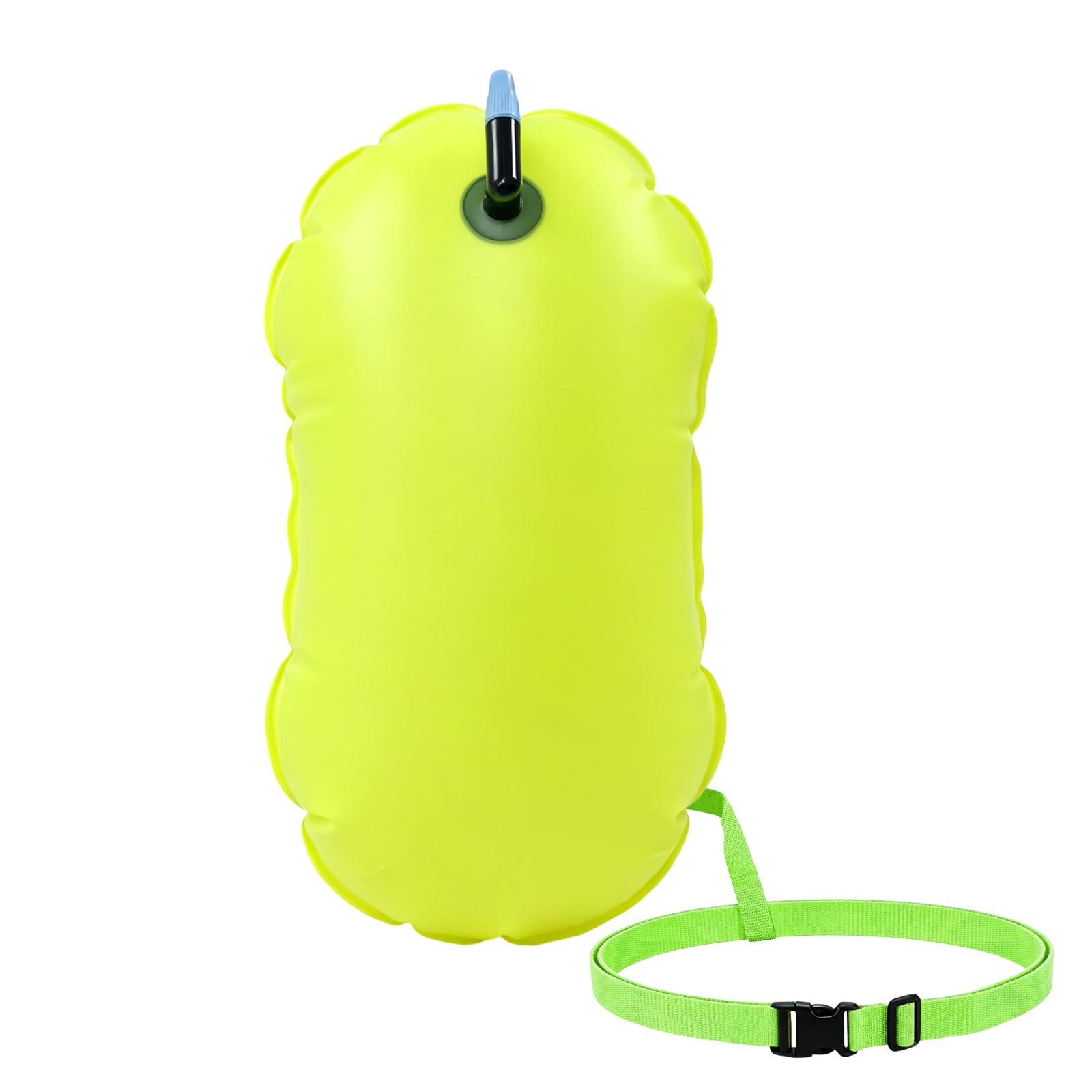Schwimmboje, Gut Sicherheit beim Schwimmen, Einfarbige Sicherheitsboje für Freiwasser und Triathlon, mit Hüftgurt, Gut Sichtbare Schwimmhilfe für Erwachsene