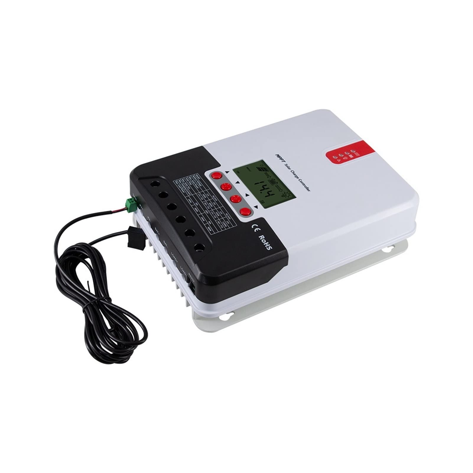 Kontroler ładowania słonecznego, 3 0A60A Kontroler panelu słonecznego MPPT12V/24V/36V/48V Bateria litowa RV Kontroler domowy(ML4860)