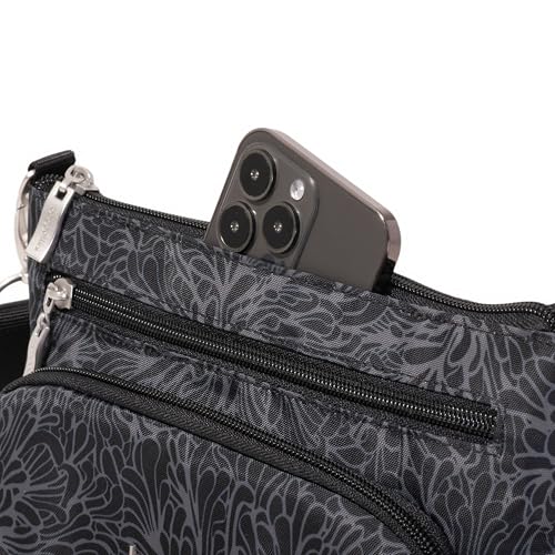 Image of Baggallini Original Everyday 11x7.5 Crossbody Bags Rfid Protected Lightweight Nylon Zippered Travel Purse