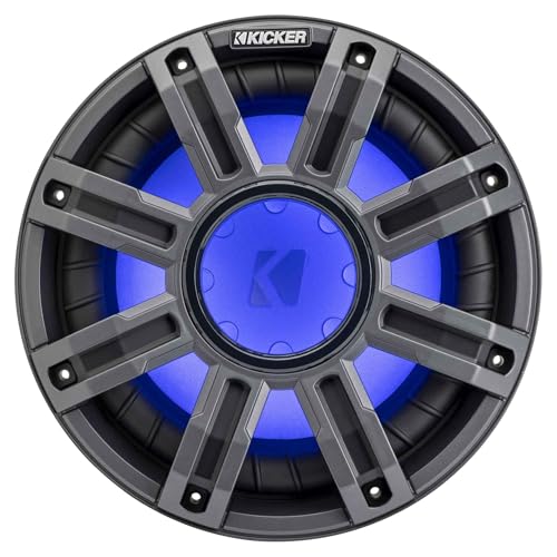 KICKER 51MWF104 - MWF 10-Inch Premium Marine Subwoofer (for Free-air Applications) 4-ohm (Renewed)