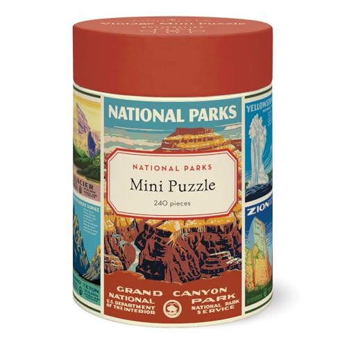 Cavallini 240 Piece Puzzle, National Parks (PZLMINI/NP)