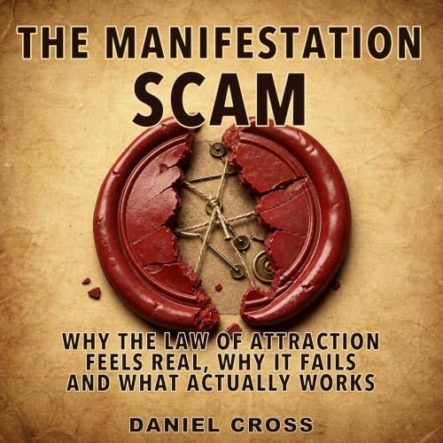 Diseño de la portada del título The Manifestation Scam