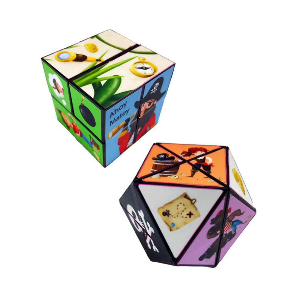 Puckator Jolly Rogers Pirate Puzzle Cube Toy