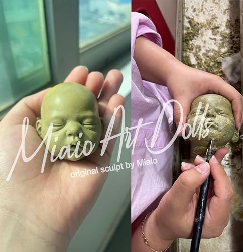 MYREBABY Reborn-Babypuppe, 17,8 cm, Silikon-Puppe, Mädchen, Beata, Mini-Puppe, realistische Babypuppe, Ganzkörper-Babypuppe, Ganzkörper-Stressabbau – Bild 6