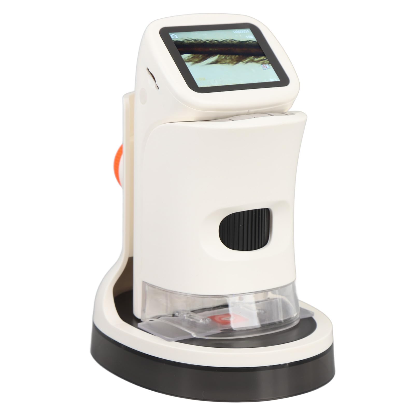 Microscopio de Bolsillo, Microscopio Digital de Mano con Pantalla a Color HD 1080P de 2 Pulgadas, Aumento de 100 a 1000x con Diapositivas y Tarjetas de Juego para Observación de Biología