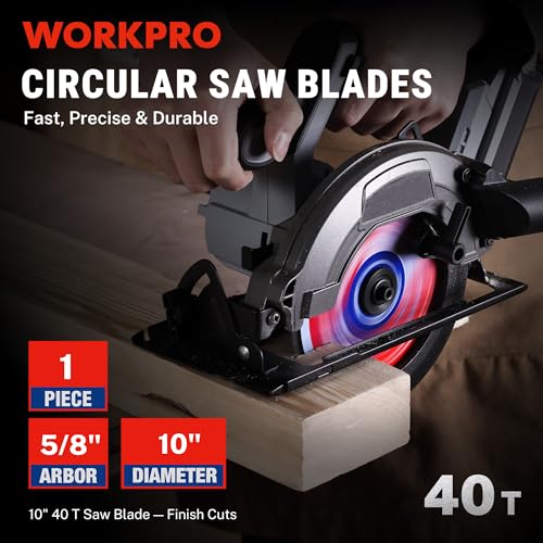 WORKPRO 10-Inch 40-Tooth General Purpose Blade