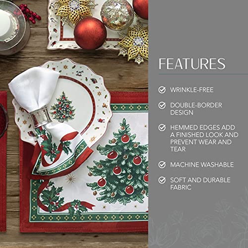 Servilletas de Tela Navideñas Elrene Pack de 4 miniatura 4