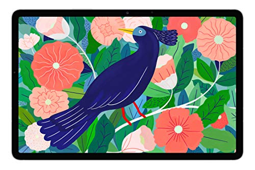 Galaxy Tab S7, Android Tablet mit Stift, 4G, WiFi, 3 Kameras, großer 8.000 mAh Akku, 11,0 Zoll LTPS Display, 128 GB/6 GB RAM, Tablet in silber