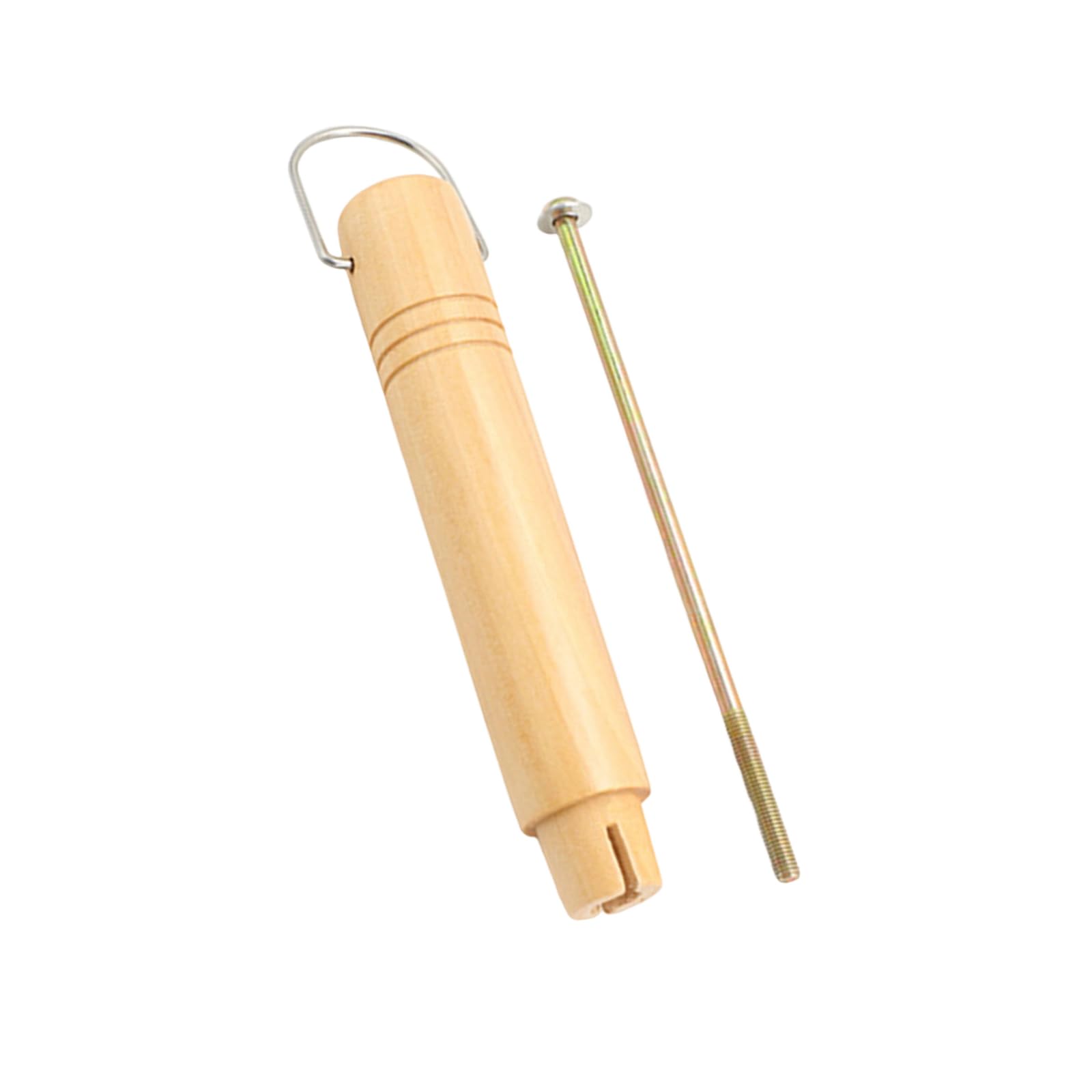 Msioytog A Wood Handle Replacement For Home Kitchenware Frypans Handle Easy Installation Nd Comfortable Hold Japanese Container Ccessory