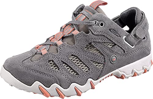Allrounder Damen Schnürhalbschuhe Niwa Outdoorschuh Leder-/Textilkombination Freizeit Sport Schuhe Uni