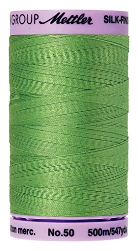 Hilo de algodón Mettler Silk-Finish 547 yd/500 m miniatura 1