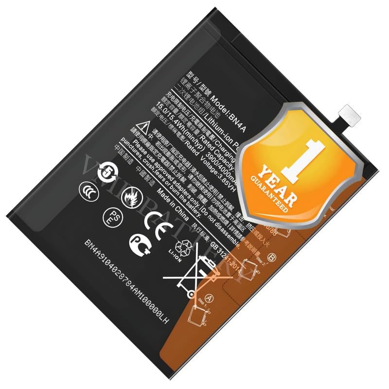 Image of Original BN4A Battery Compatible for Xiaomi Redmi Note 7 (M1901F7G, M1901F7H, M1901F7I) | Redmi Note 7S (M1901F71) | Redmi Note 7 Pro (M1901F7S) - (4000mAh) - 1 Year Warranty K7