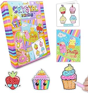 abeec Crystal Painting Kit - Diamond Art for Kids - Arts and Crafts for Kids - Crystal Art - Includes Gems for Crafts and Diamond Painting Tools - Crystal Art Kits for Adults and Kids