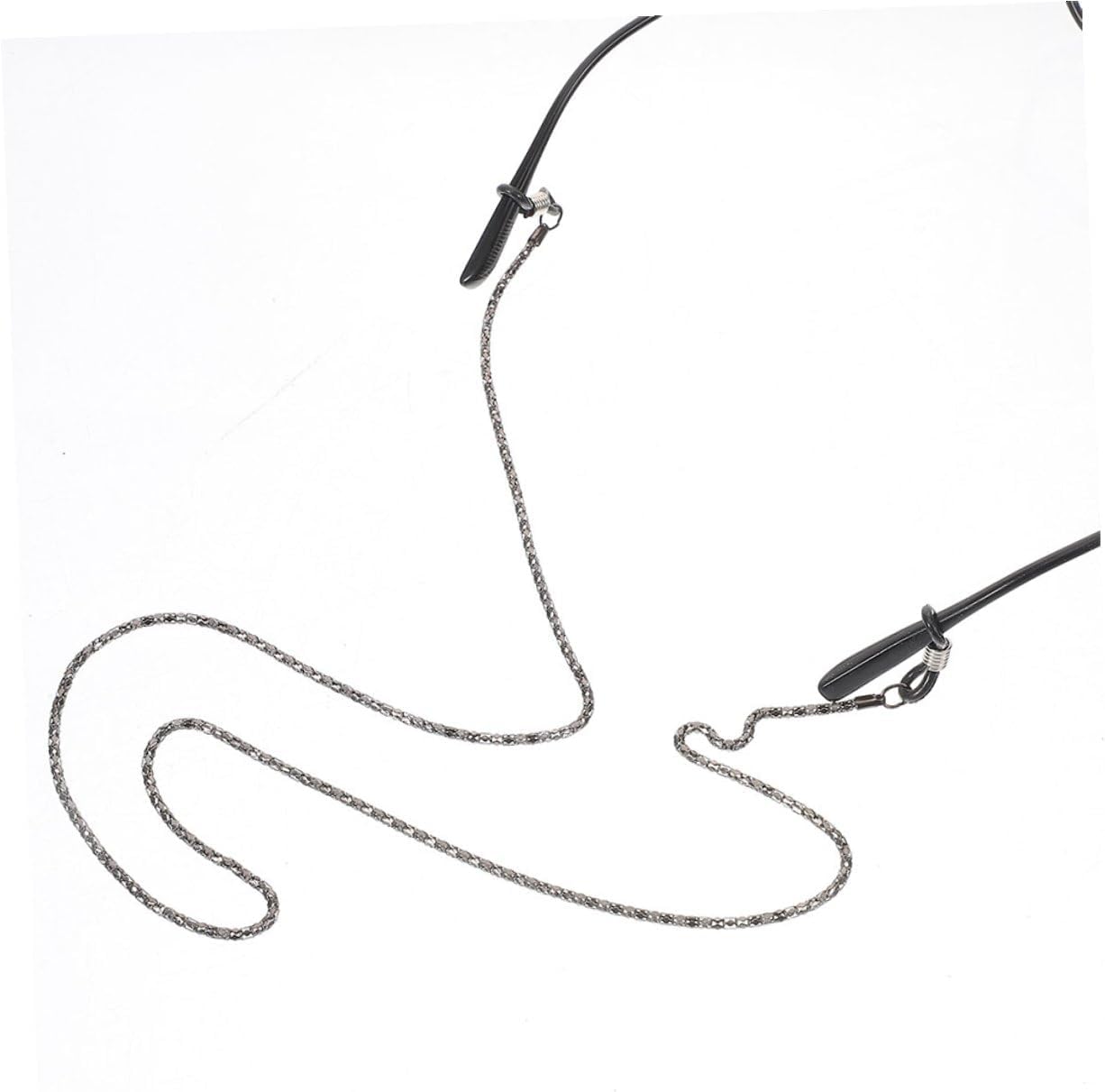 6pcs Silver Metal Glasses Chain Eyewear Retainer Adjustable Eyeglass Straps for Men and Women Daily Use Anti-loss Spectacles Cord
