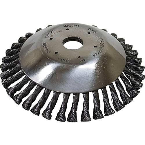 Image of Stens New Wire Weed Brush 385-618 Compatible with /Replacement for Cup Brush, conical Shape, 36 plaits with 65 x 0.5 mm Wire Thickness